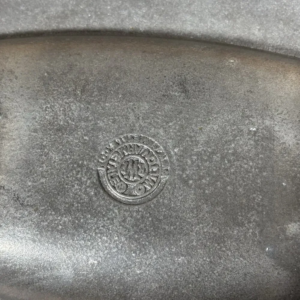 Arthur Court Aluminum Chili Pepper Divided ServingTray Southwestern Oval Platter